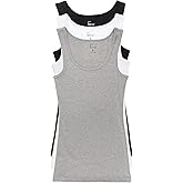 Felina Cotton Ribbed Tank Top - Class Tank Top for Women, Workout Tank Top for Women (Color Options Available)
