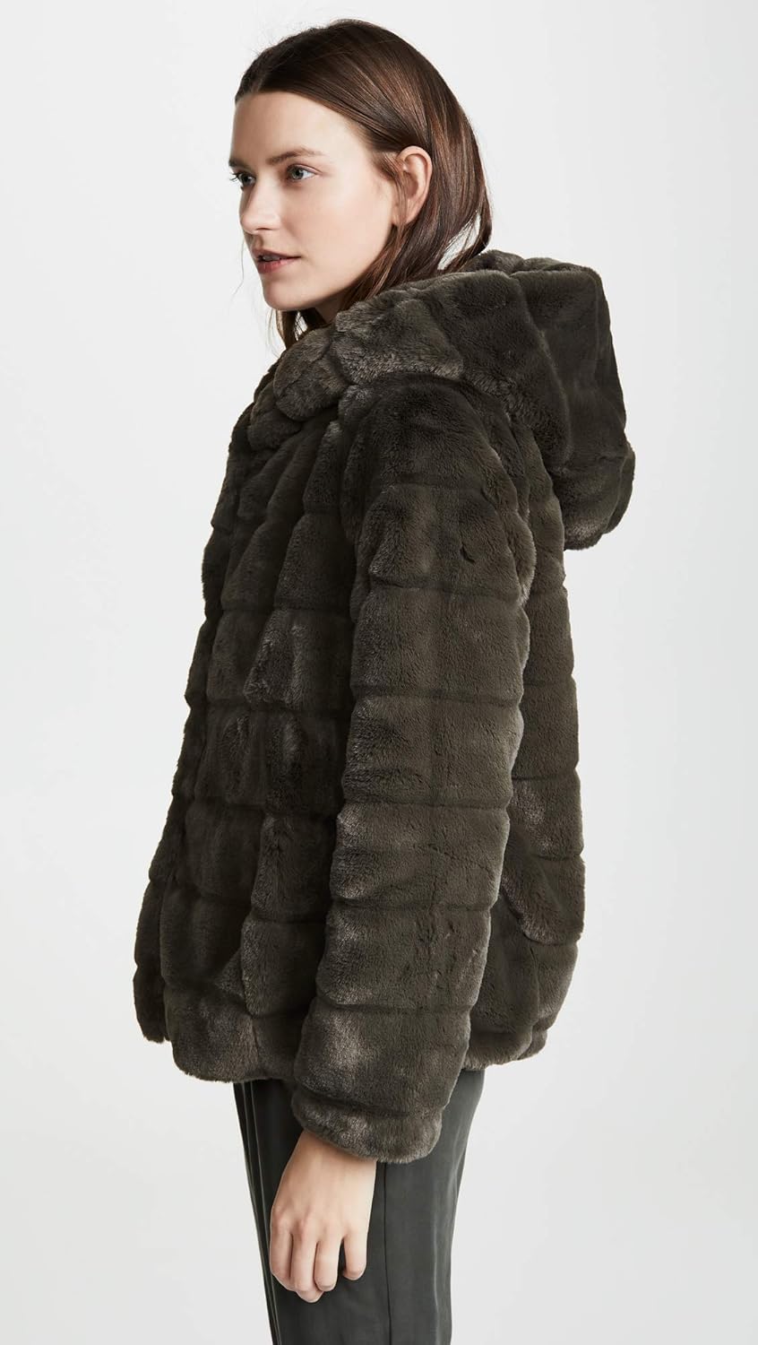 apparis goldie faux fur hooded jacket