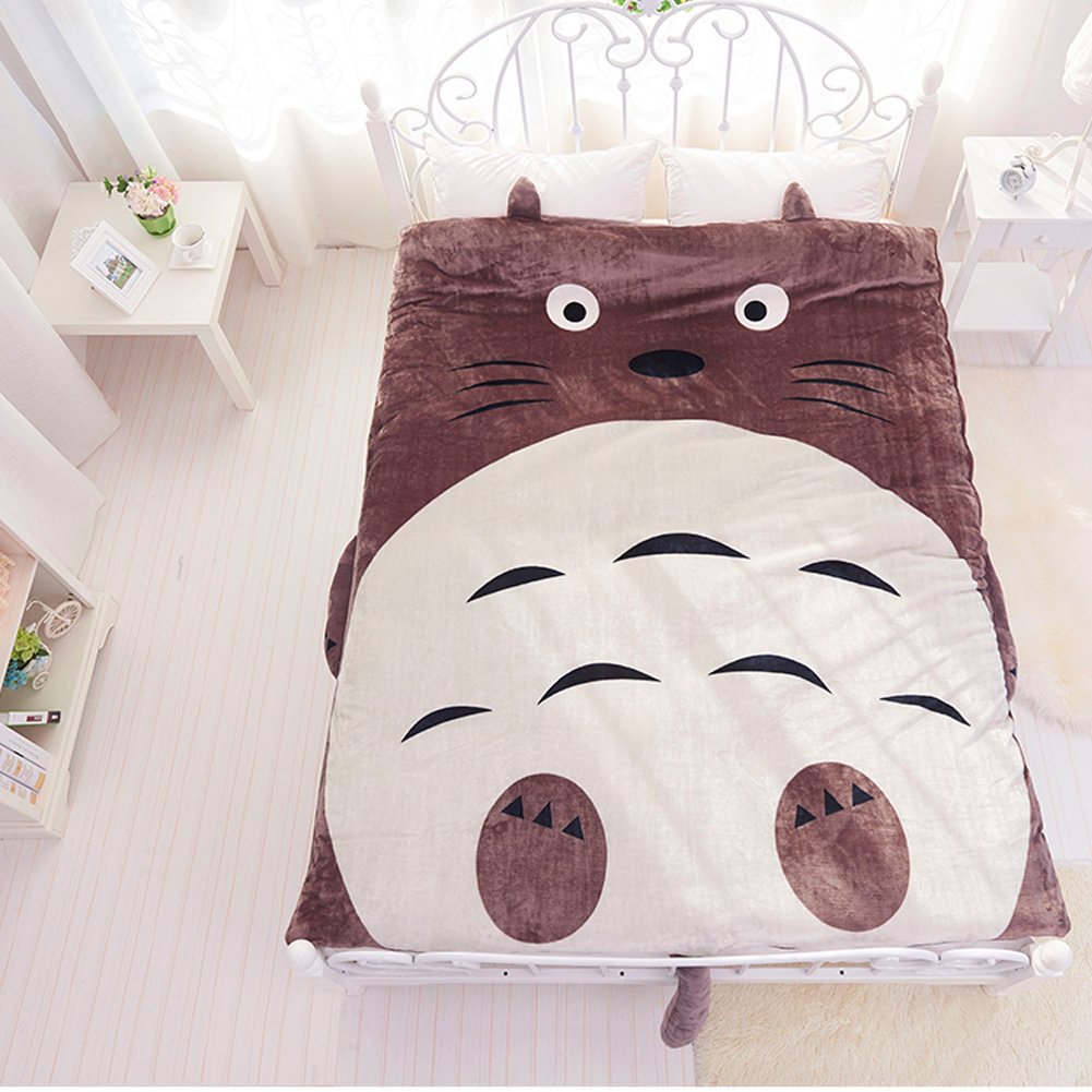 最新コレックション 1piece スポーツがアップグレードフランネルトトロベッドカバー 用キュートな掛け布団 ソフトトトロ 猫 フクロウ羽毛布団カバー 取り外しと洗濯可能キルト グレー 1piece B01mfezawaグレー 掛けふとんカバー Jurnal Ulb Ac Id