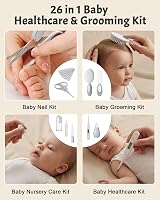 Lictin 26 in 1 Baby Care Kit Rechargeable Nail Trimmer Auto Light view 8