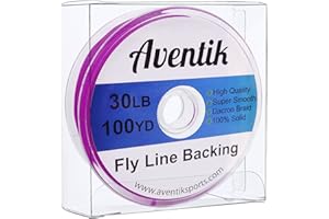 Aventik Dacron Braided Fly Line Backing for Fly Fishing Trout Line Fishing Line 100YARD/200YARD/20LB/30LB