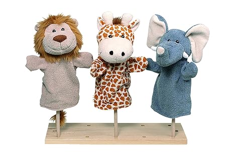 Handpuppen Wilde Tiere 3er Set