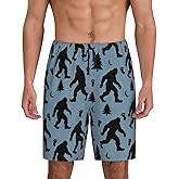 CHILEARTHER Mens Pajama Shorts, Pajama Bottoms for Men, Soft Sleep Shorts,Casual Pjs Pants with Pockets Drawstring