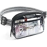 LATMAP Clear Bag for Stadium Events, Clear Purse for Women Stadium Crossbody Bag, Transparent Bag for Concerts Sports