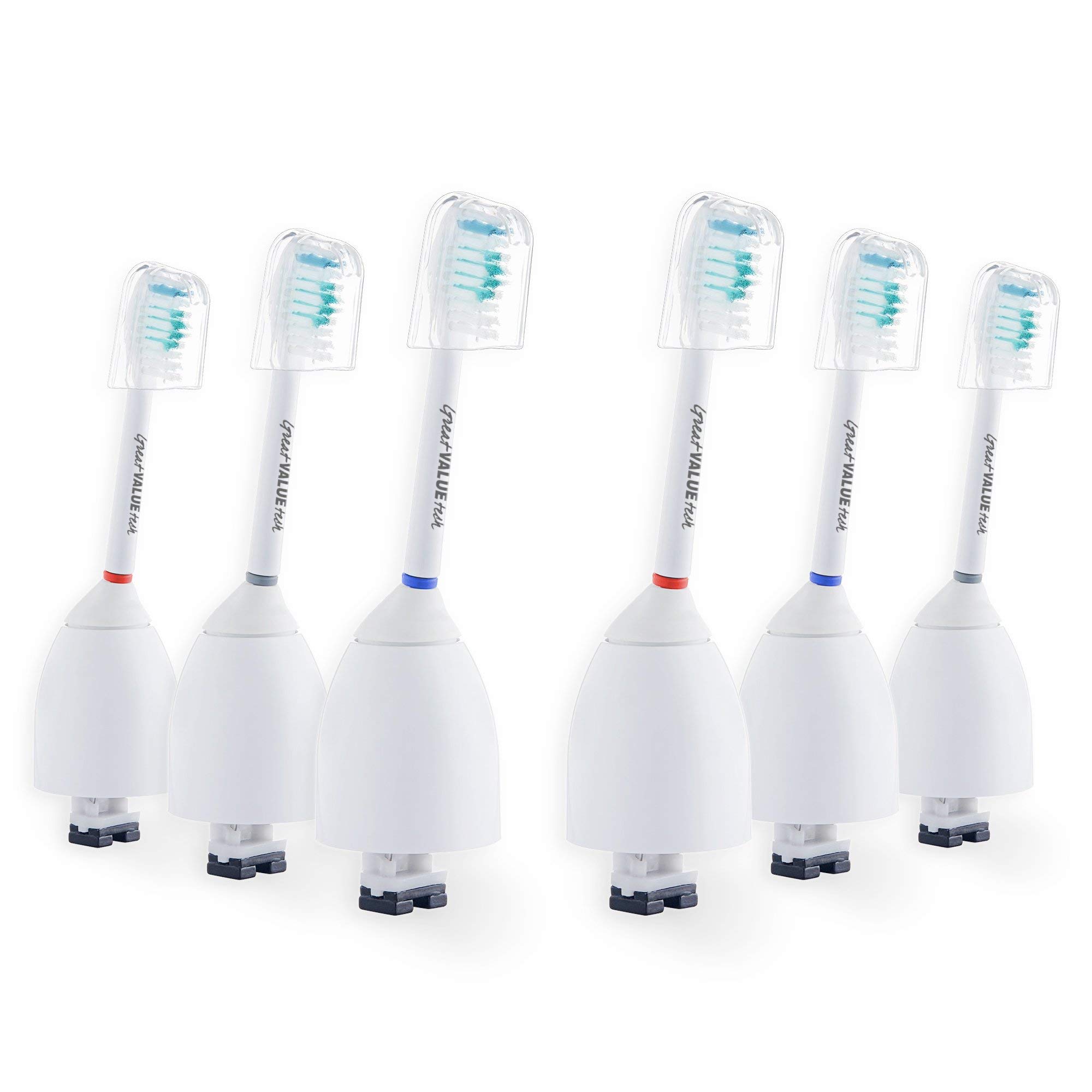 6X Sonic Replacement Brush Heads for Philips Sonicare ESeries