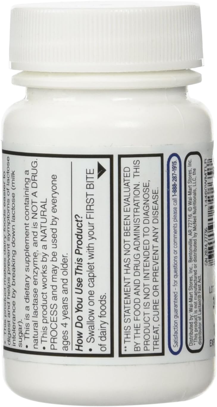 Equate Quick Action Dairy Digestive Supplement, 60ct: Health & Personal Care