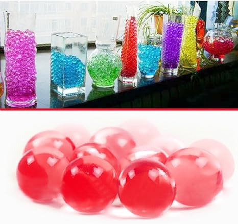 Amazon 1バッグ新しい水aqua Crystal Soilウェディングジェルボールビーズ花瓶centerpieceクリスタル土壌水ビーズバイオゲル ボールleaveメッセージを色で インテリア オンライン通販