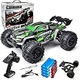 Yidedraw RC Cars 1:16 Scale Remote Control Car 50 KMH High Speed Fast 4WD RC Truck for Kids Adults Boys 2.4 GHz All Terrains RC Buggy Off-Road Drift RC Monster Trucks with 3 Batteries (Green)