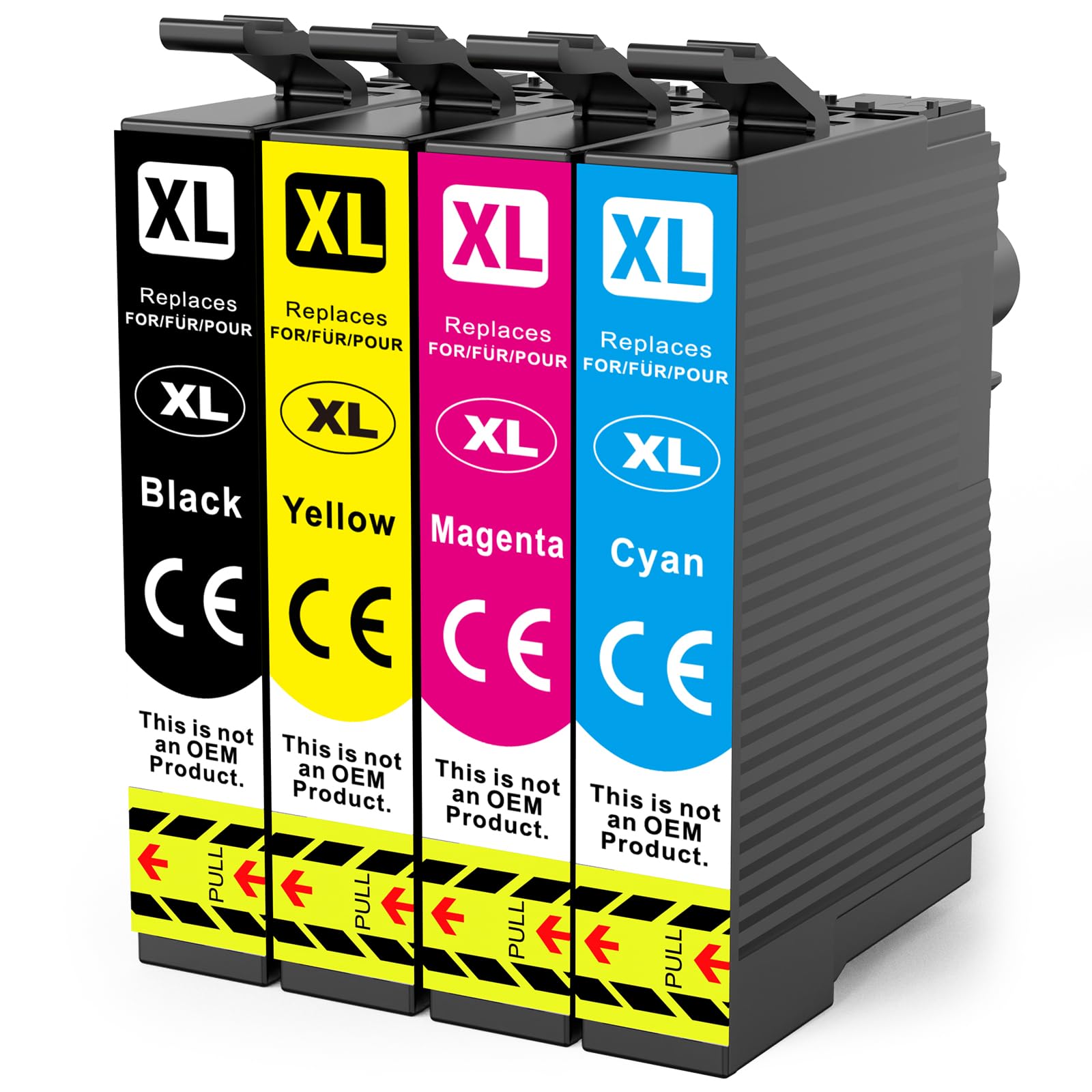 Q-image Compatible T604XL Ink Cartridges multipack Compatible with T604XL Ink Cartridges for Epson Expression Home XP 2200 XP 2205 XP 3200 XP 4200 Workforce WF-2910DWF WF-2930DWF WF-2935DWF WF-2950DWF