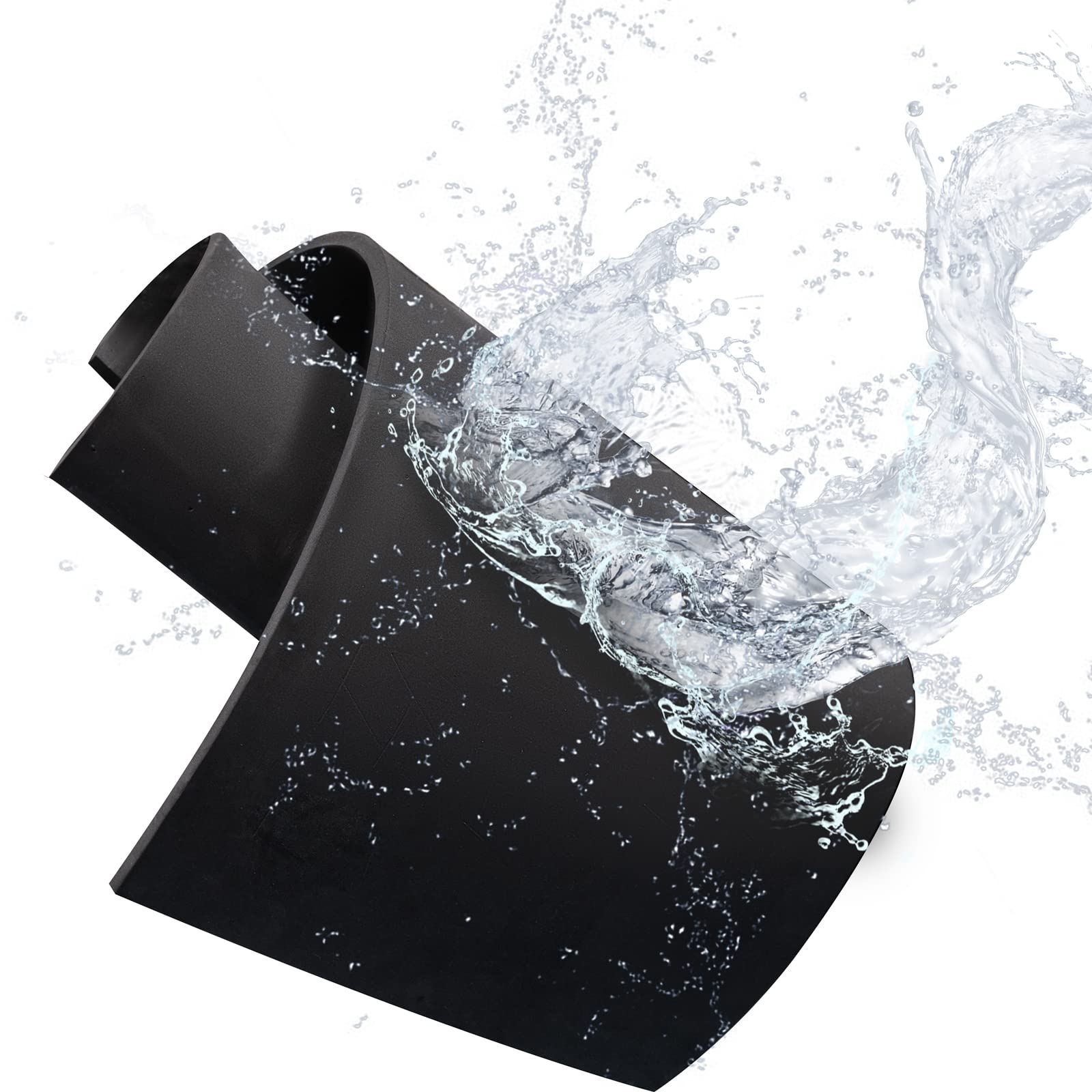 Black Foam Sheets Roll, Premium Cosplay EVA Foam Sheet，8mm Thick,13.9