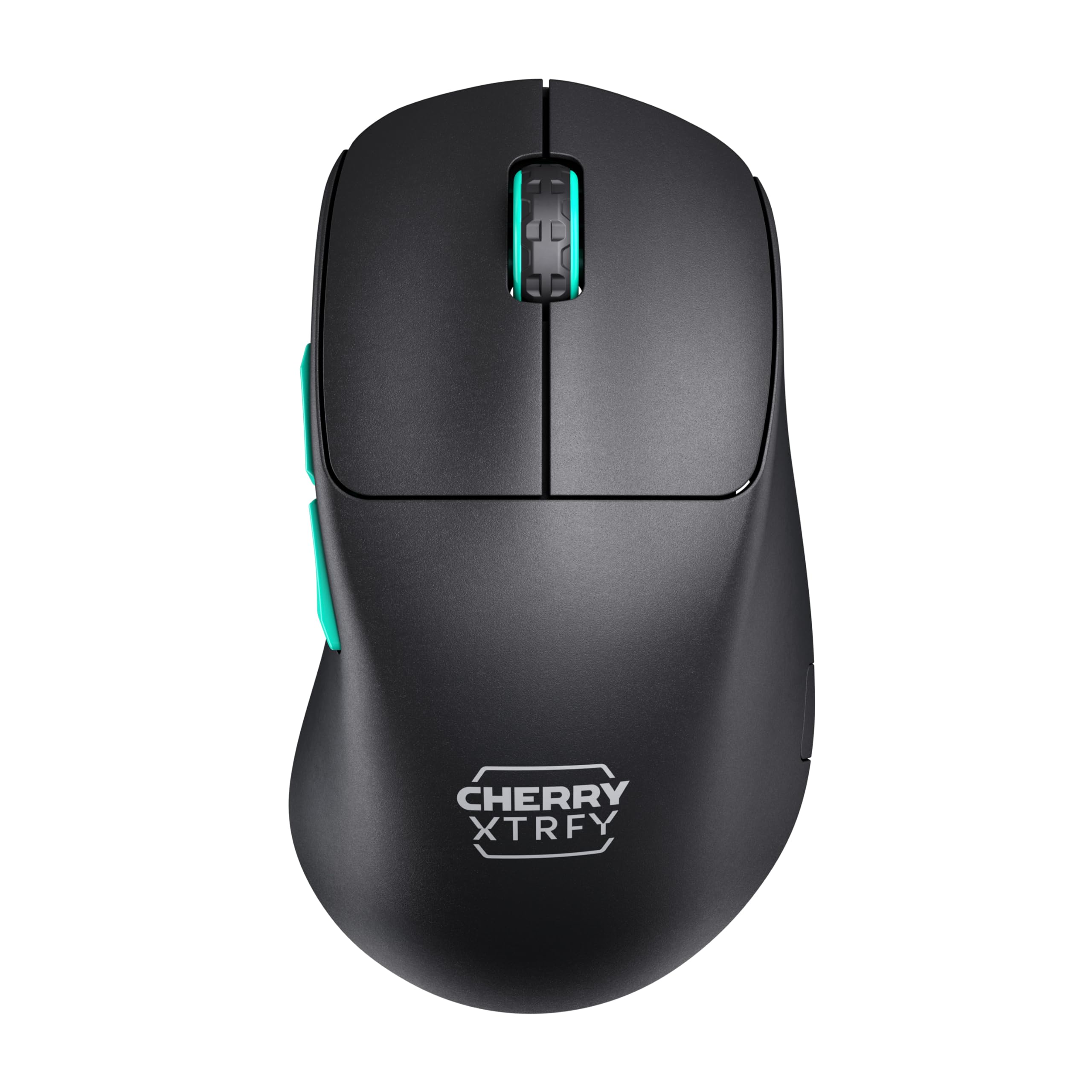 CHERRY XTRFY M64 Wireless, Ultraleichte Kabellose Gaming-Maus, 2,4 GHz Funk, Optimiert für esports, Ergonomische Form mit Besonders Niedriger Front, Schwarz