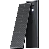 ACOPOWER 100W Ultra Slim Solar Panel, N-Type 12V Black RV Panel | 100W N-Type monocrystalline solar panel with 25.4% efficiency, ultra slim design for RV, marine and off-grid applications