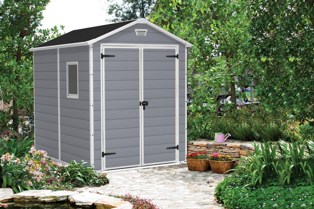 Keter Gerätehaus Manor 6x8 DD, Grau, 7,6 m³ 9