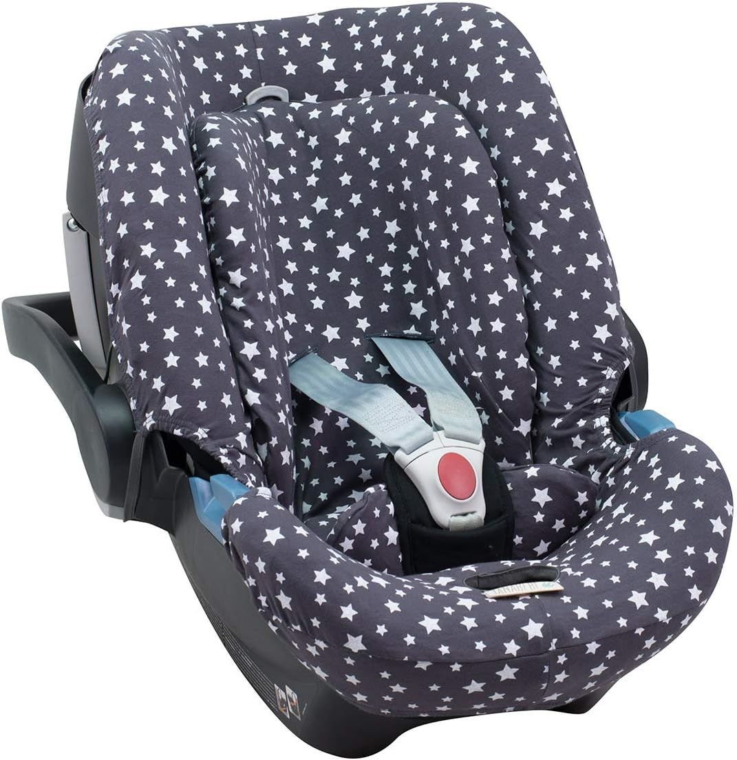 JYOKO KIDS Baby Car Seat Cover Liner Compatible with Cybex Aton Cloud- Q-M-2-4-5, Made with Soft and Organic Cotton - Image 3