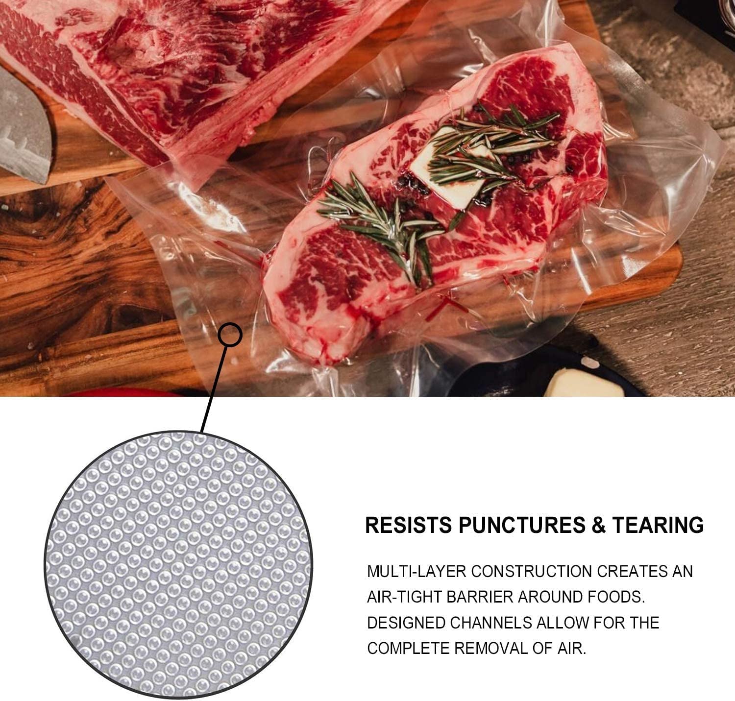 Food Saver Vacuum Sealer Bags, 4 Pack 11