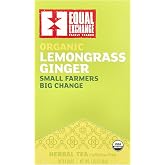 Equal Exchange Organic Lemongrass Ginger, Herbal Tea, Caffeine-Free, 20 Tea Bags, 1.05 oz (30 g)