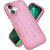 Speck Presidio LUX Grip for iPhone 17 Case, ClickLock Interlock, Slim Protective Case, IBIS Pink/Dark IBIS/KANOM Green