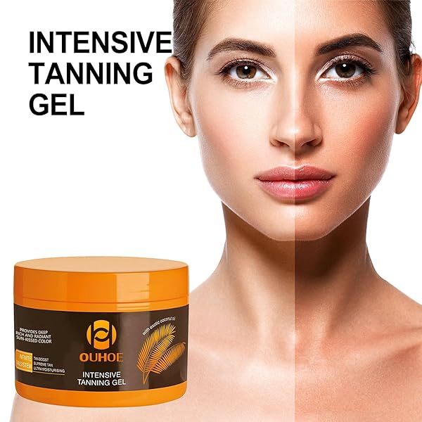 LUXURY INTENSIVE TANNING GEL, INTENSIVE TANNING GEL,INTENSIVE TANNING GEL FOR SUNBED OUTDOOR SUN TANNING,NATURAL TANNING ACCELERATOR CREAM GEL,BROWN TANNING GEL