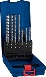 Bosch EXPERT SDS plus-7X Hammer Drill Bit Set 5/6/6/8/8/10/12 mm 7-pc view 2