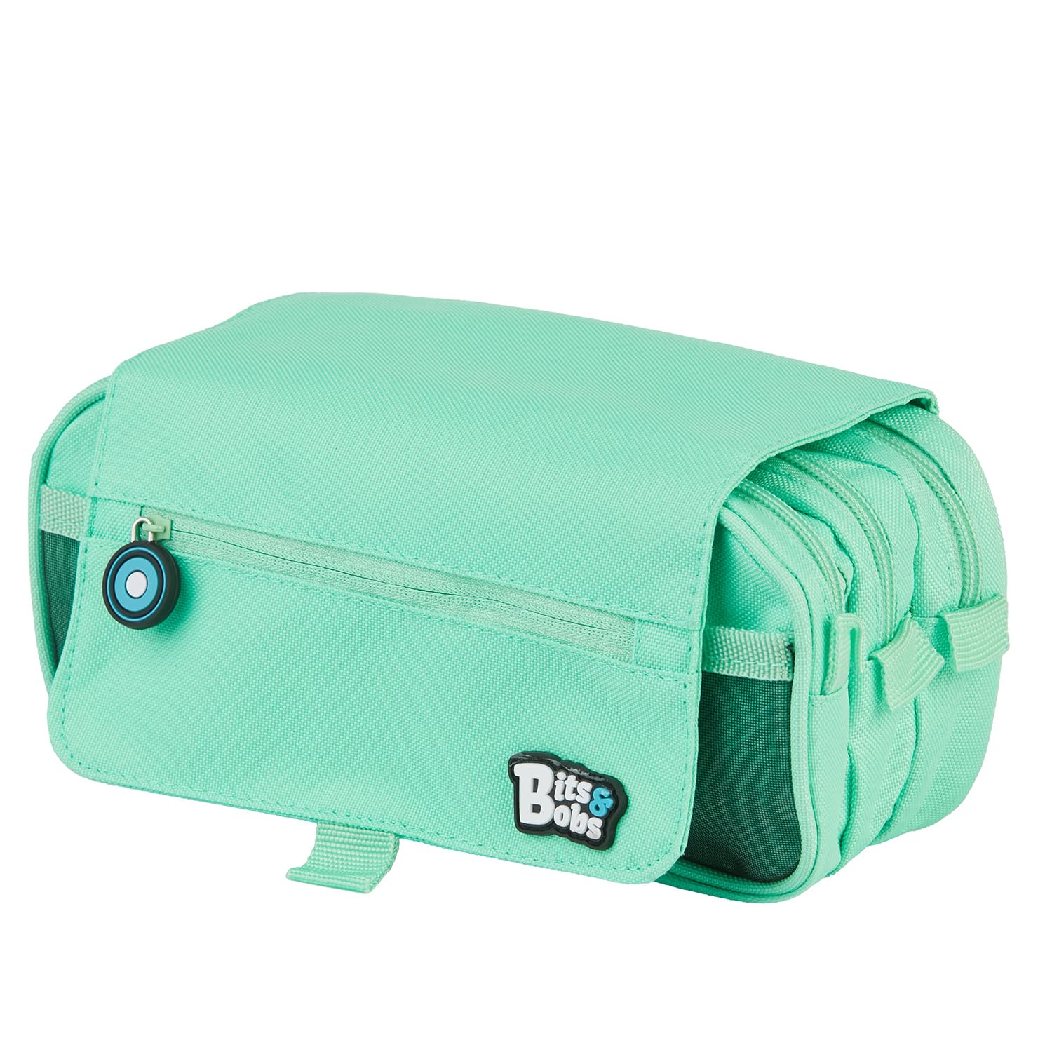 Grafoplás 37543226 Triple School Case with Flap, Mint Green, 23 x 10 cm, Bits & Bobs.