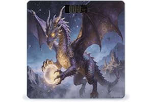 Fantasy Dragon Scale for Body Weight Accurate Digital Bathroom Scale with High-Precision Sensors Large LCD Display Digital We