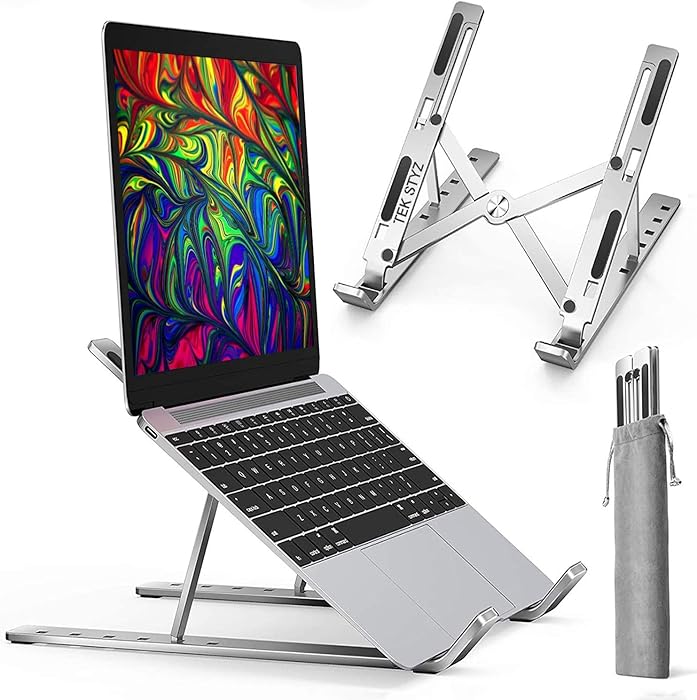 -Tek Styz PRO Stand Works for Apple iPad Pro 10.5-inch 256GB Large Items Desktop Holder That's Adjustable, Portable, Durable up to 21