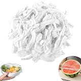 Siqian 150 Pack Food Covers Plastic Stretch Bowl Lids Kitchen Supplies view 1