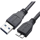 ITD ITANDA USB 3.0 Micro Cable 3.3FT, High Speed Hard Drive Cable | USB A to Micro B Compatible with Seagate, WD, Toshiba, Westgate, Samsung Galaxy S5, Note 3, Note Pro 12.2