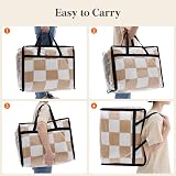Lifewit 8 Pack Clear 40L Plastic Clothes Storage Bags with Handles view 5