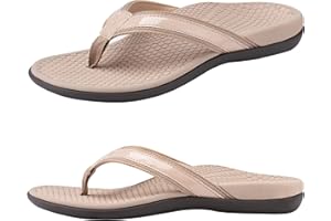 Everhealth Step into Bliss: Ergonomic Flip Flops Engineered for Women's Arch Support - Say Goodbye to Plantar Fasciitis, Flat Feet, and Heel Aches