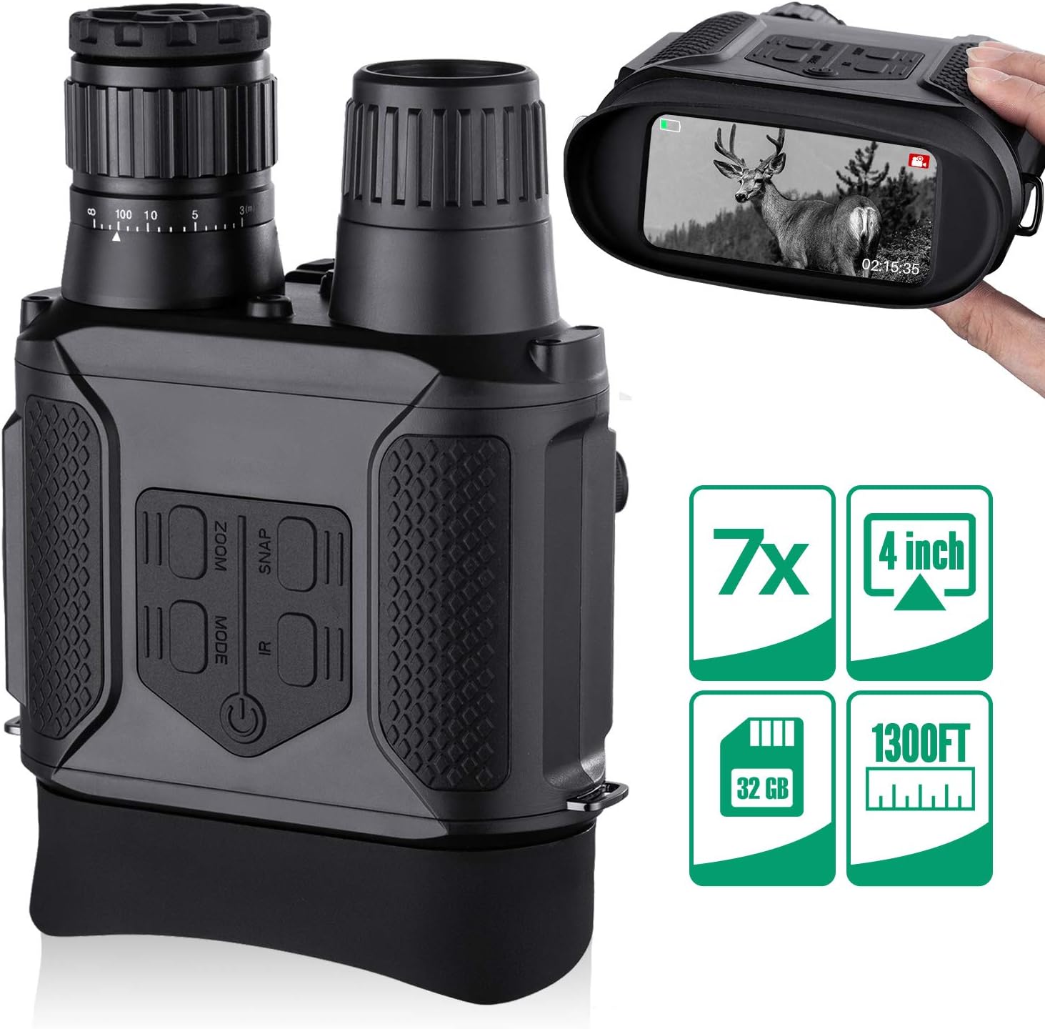 Digital Night Vision Binoculars, Take Photos & Videos Amazon.co.uk
