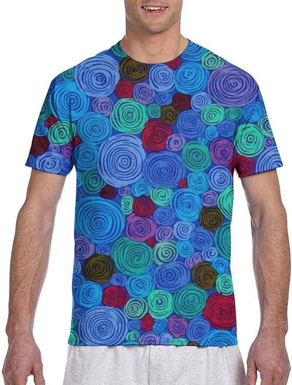 Amazon Co Jp ロール紙ブルー メンズ Tシャツ 半袖 創意デザイン 3dプリント 夏 ゆったり おしゃれ カジュアル トップス 服 ファッション小物