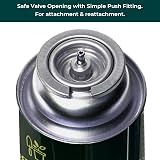 Green Haven 8 Pack EN417 Butane Cartridges for Camping Stoves BBQs view 2