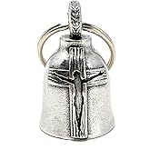 Bravo Bells Jesus Cross Bell - Biker Bell Accessory or Key Chain for Good Luck on The Road