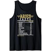 Aries Facts Zodiac Sign Tank Top