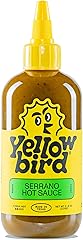 Yellowbird® Classic Serrano Hot Sauce 9.8 oz. Pantry Size (Kinda Hot | 1 Bottle | Made in Texas)