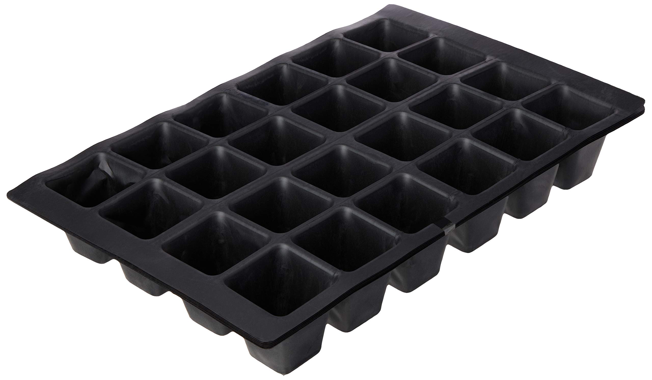 Kingfisher ST200A 33cm(13in) 5 Pack 24 Cell Seedling Tray, Transparent, One Size
