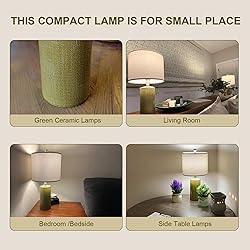 G-SAFAVA 20.25" Small Single Table Lamp for Bedroom