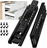 AOLISHENG 200mm Drawer Runners 45kg Side Mount Full Extension Ball Bearing Rails