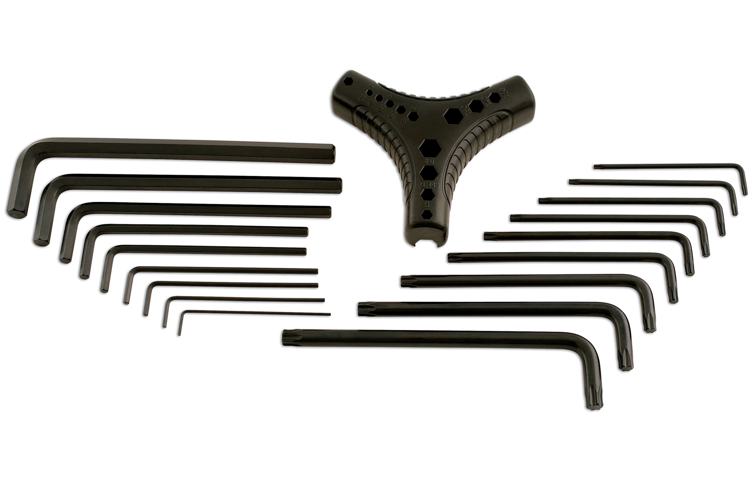 Kamasa 56038 Hex & Star* Key Set 19pc