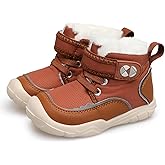 Centipede Demon Toddler Boots Boys Girls Winter Boots Waterproof Fleece Kids Snow Boots Faux Fur Booties Warm Walking Shoes for Indoor Outdoor