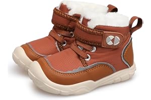 Centipede Demon Toddler Boots Boys Girls Winter Boots Waterproof Fleece Kids Snow Boots Faux Fur Booties Warm Walking Shoes for Indoor Outdoor