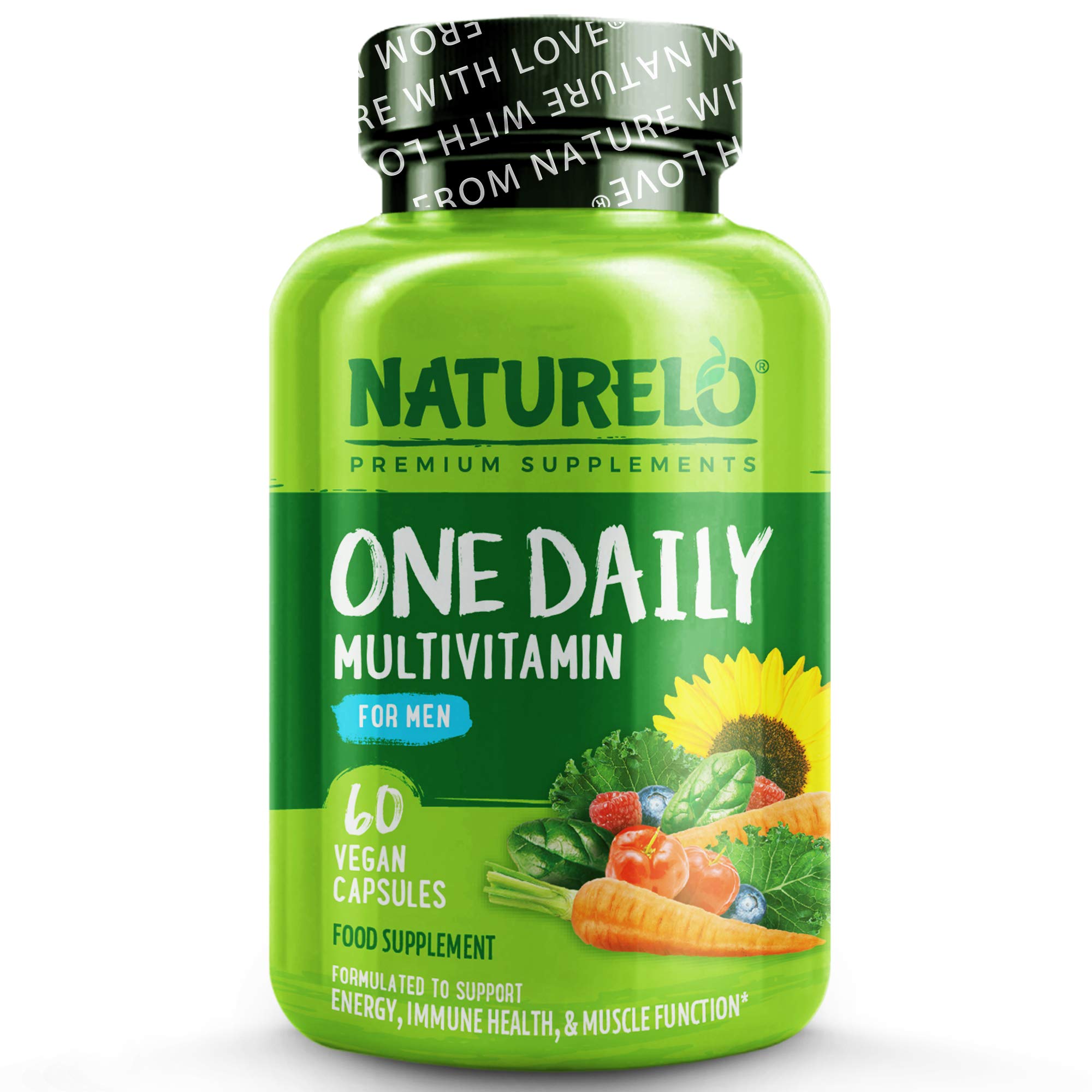 NATURELO One Daily Multivitamin for Men with Natural FoodBased