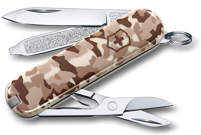 Victorinox Classic SD Taschenmesser, Klinge, Schere, Nagelfeile