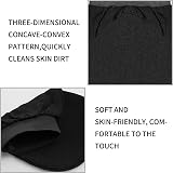 kuou 4 PCS Exfoliating Gloves, Deep Body Scrub Mitts for Men & Women view 3