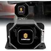 LAMPHUS Backup Sound Alarm for Pickup Truck [112dB] [SAE J994 Class A] [12V - 48V DC] [SoundAlert] Universal Reverse Back-Up Warning Beeper for Industrial Heavy Equipment Forklift Work Van Car Vehicle
