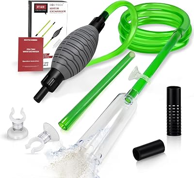 boxtech Fish Tank Water Changer 3 in 1 Siphon Gravel Cleaner Pump Kit