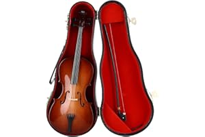 Miniature Cello, 9.1IN Wooden Cello Model, for Decoration for Gift Children Friends