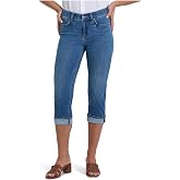 NYDJ Womens Marilyn Crop Cuff Jeans in Wild River