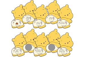 GGJGRPX 40Pcs Winnie Poopie Scratch Off Lottery Tickets, Baby Shower Scratch Off Game Cards, Who Can Find Poopie Baby Shower Party Games, Funny Party Icebreaker Game Ideas for Gender Reveal